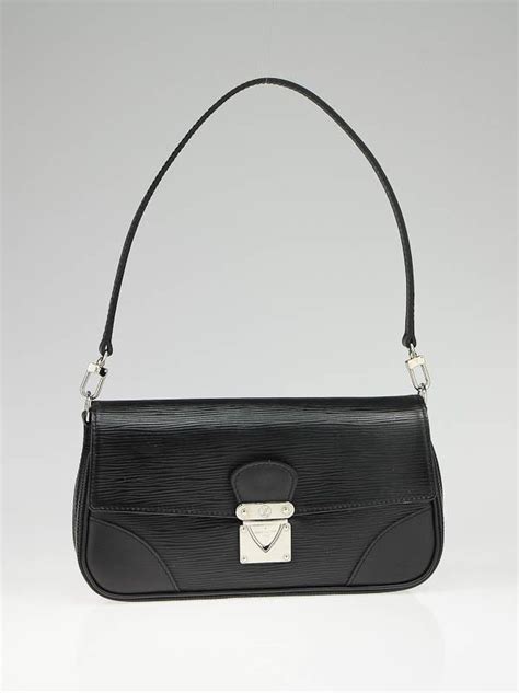 louis vuitton black epi segur pochette